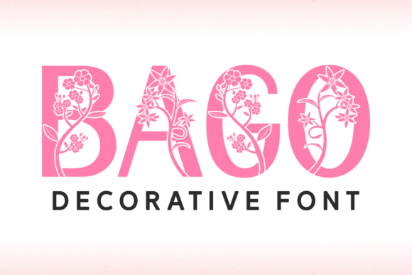 Bago: A Fresh Decorative Font for Editorial Charm