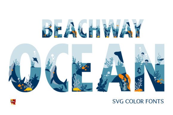 Beachway Ocean: A Color Font for Fresh, Ocean-Inspired Campaigns
