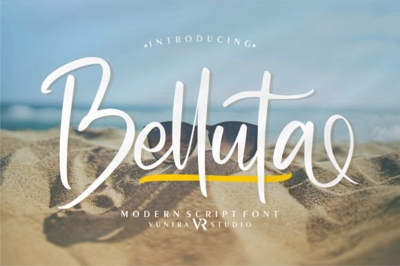 Belluta: A Modern Script Font for Elegant Branding