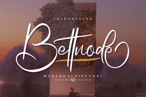 Bettnode: A Refined Script Handwritten Font for Elegant Design