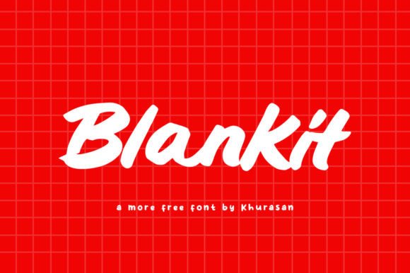 Blankit: A Modern Handwritten Font for Campaign Design