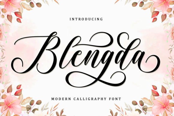 Blengda: A Timeless Script Handwritten Font for Elegant Design