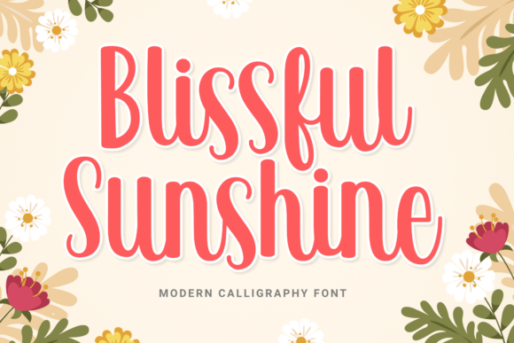 Blissful Sunshine Font for Clear, Warm Campaign Messaging