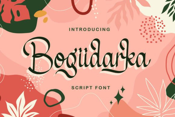 Bogiidarka: A Modern Script Font for Elegant Digital Branding