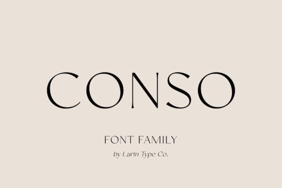 Conso Font: Elegant Modern Sans Serif for Makers