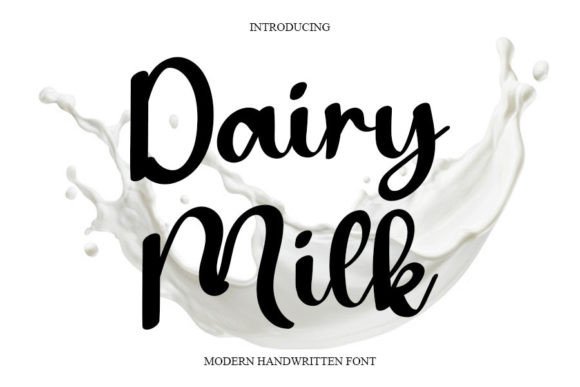 Dairy Milk Script Handwritten Font for Scroll-Stopping Branding