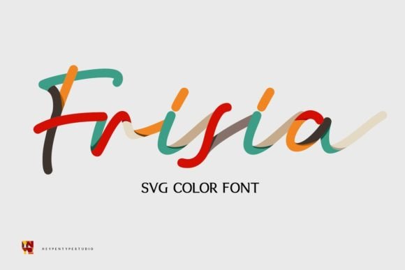 Frisia: A Playful Script Color Font for Standout Campaign Visuals