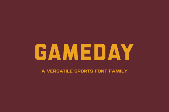 Gameday: A Blocky Sans Serif Font for Editorial Impact