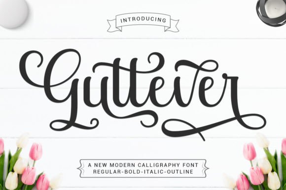Guttever: A Premium Script Handwritten Font for Brand-Forward Design