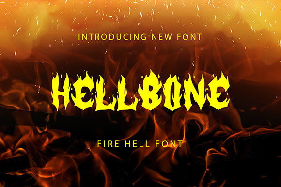 Hellbone: A Scary Decorative Font for Bold Campaign Graphics