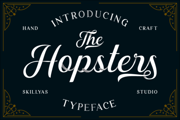 Hopster: A Refined Script Handwritten Font for Elegant Design