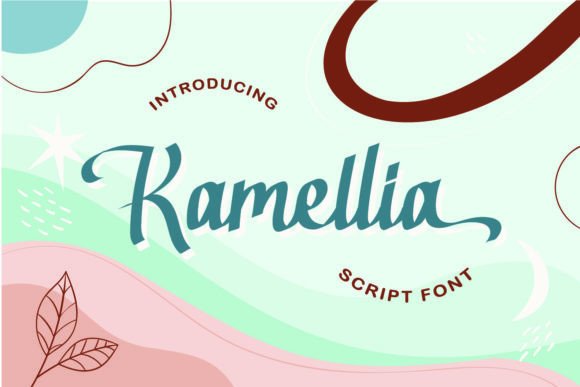 Kamellia Script Font for Handmade Invitations & Branding