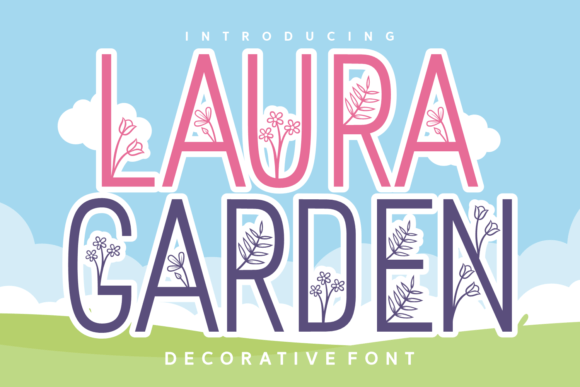 Laura Garden: A Botanical Decorative Font for Nature-Inspired Branding