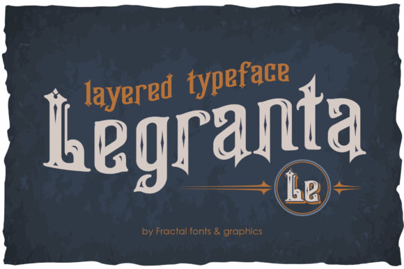 Legranta Font: Vintage Elegance Meets Rock Edge for Branding