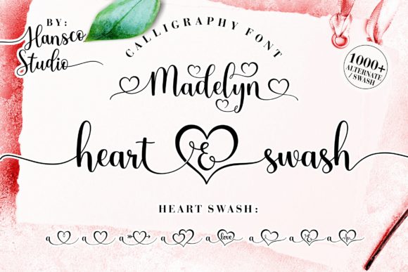 Madelyn Heart: A Clean Modern Script Font for Elegant Editorial Design