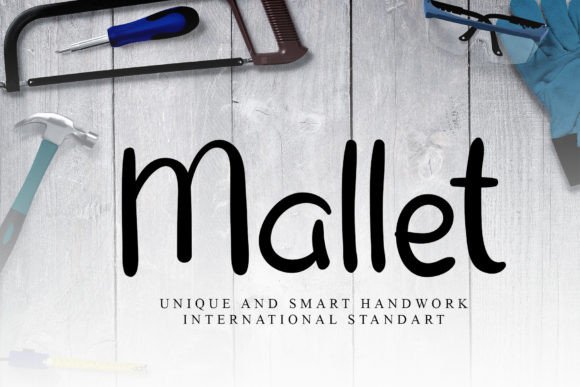 Mallet: Elegant Script Handwritten Font for Small Business Branding