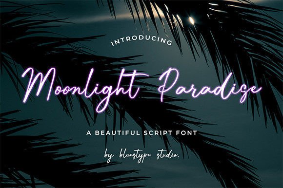 Moonlight Paradise Script Handwritten Font