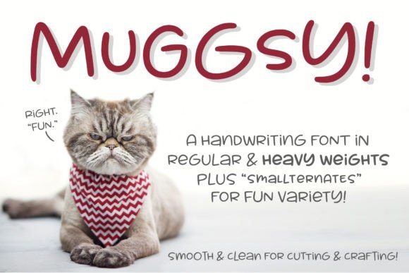 Muggsy: A Wider, Shorter Script Handwritten Font for Digital Branding