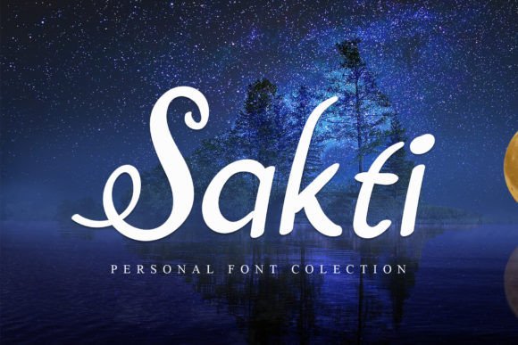 Sakti: Elegant Script Handwritten Font for Digital Branding