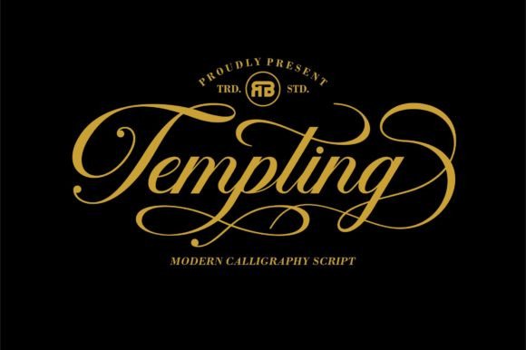 Tempting Script Font for Elegant Digital Branding