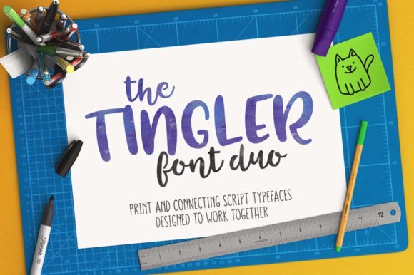 Tingler Duo: A Script Handwritten Font Pair for Real Branding