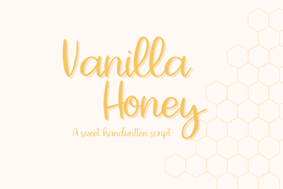 Vanilla Honey Font for Playful Branding and Social Graphics