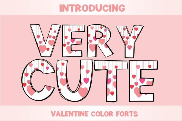 Very Cute Font: Whimsical Color Fonts for Handmade Brands
