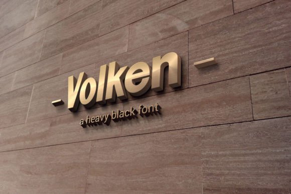 Volken: A Heavy Bold Sans Serif Font for Impactful Branding