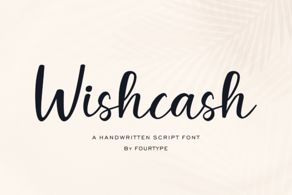 Wishcash: A Premium Script Handwritten Font for Brand Elegance