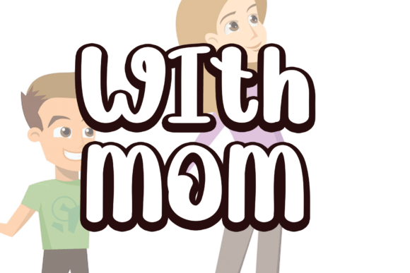 With Mom: A Sweet Script Handwritten Font for Real Design Work